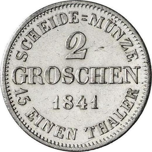 Reverse 2 Groschen 1841 G - Silver Coin Value - Saxe-Coburg and Gotha, Ernest I