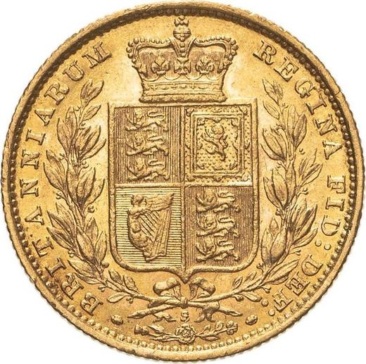Reverse Sovereign 1884 S WW "Coat of arms" - Gold Coin Value - Australia, Victoria