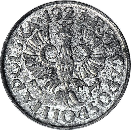 Obverse 10 Groszy 1923 Zinc -  Coin Value - Poland, German Occupation