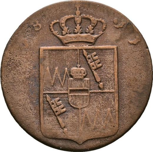 Anverso Medio kreuzer 1811 - valor de la moneda  - Wurzburgo, Fernando