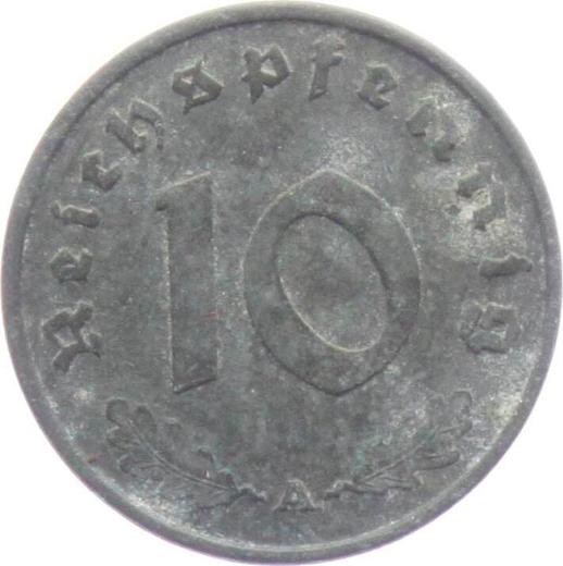 Obverse 10 Reichspfennig 1942 A "Type 1940-1945" -  Coin Value - Germany, Third Reich