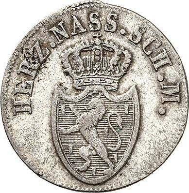 Obverse 3 Kreuzer 1810 - Silver Coin Value - Nassau, Frederick Augustus