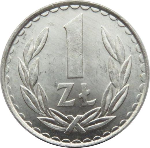 Reverse 1 Zloty 1984 MW -  Coin Value - Poland, Peoples Republic