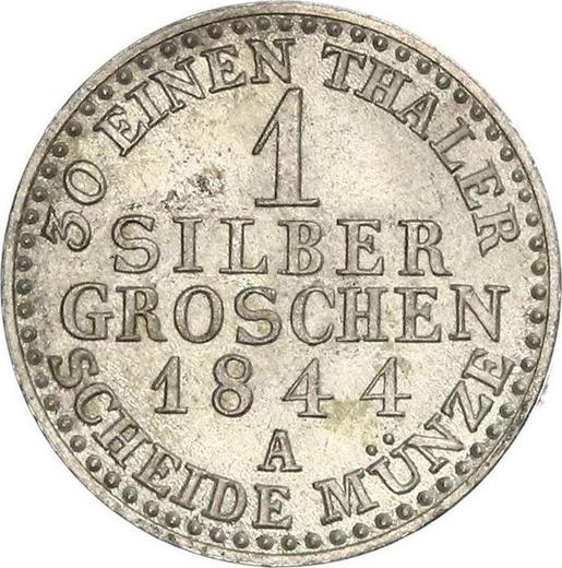 Reverse Silber Groschen 1844 A - Silver Coin Value - Reuss-Schleiz, Heinrich LXII