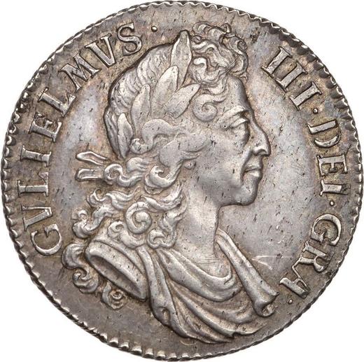 Obverse Shilling 1699 "Fifth laureate bust" Plumes in angles - Silver Coin Value - United Kingdom, William III