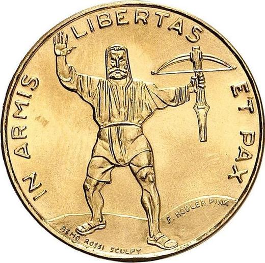 Awers monety - 25 franków 1959 B - cena złotej monety - Szwajcaria, Konfederacja