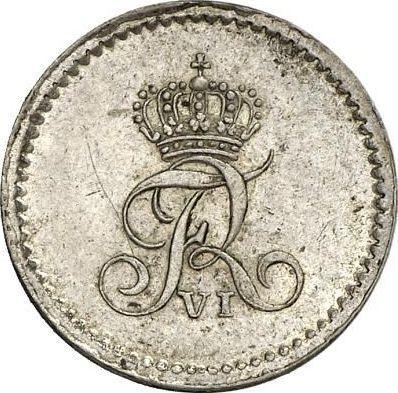 Аверс монеты - 8 шиллингов 1818 года CB - цена серебряной монеты - Шлезвиг-Гольштейн, Фредерик VI