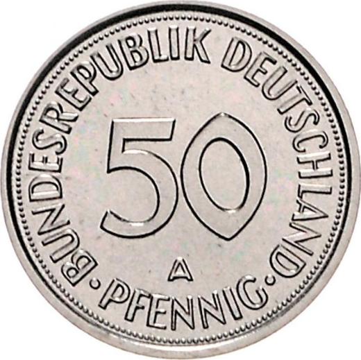 Obverse 50 Pfennig 1949-2001 5 Pfennig blank -  Coin Value - Germany, FRG