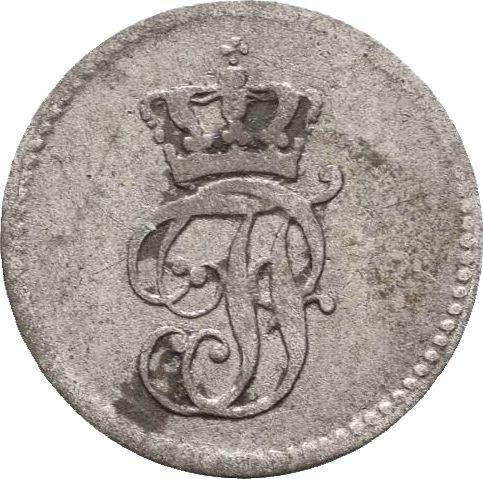 Avers Dreiling 1840 - Silbermünze Wert - Mecklenburg-Schwerin, Paul Friedrich