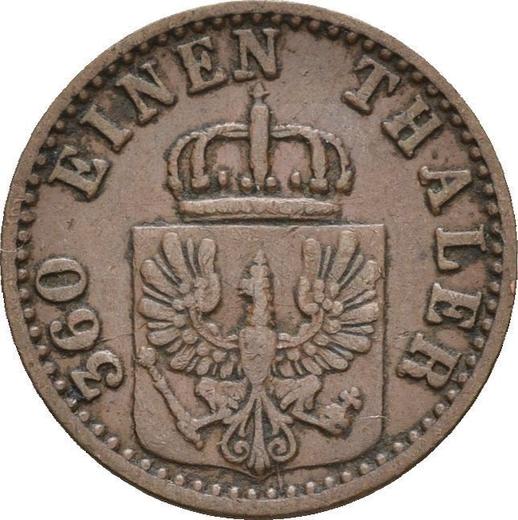 Obverse 1 Pfennig 1868 A - Coin Value - Prussia, William I
