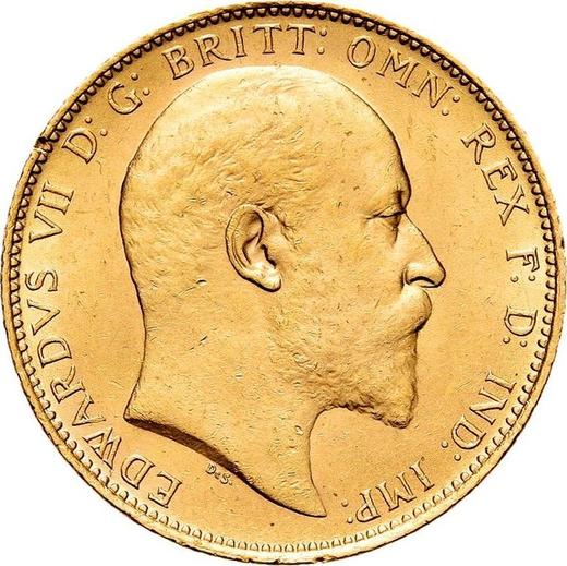 Obverse Sovereign 1905 - Gold Coin Value - United Kingdom, Edward VII