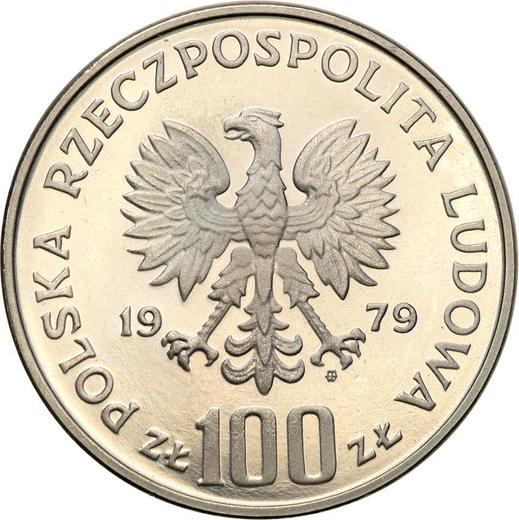 Anverso Pruebas 100 eslotis 1979 MW "Lynx" Níquel - valor de la moneda  - Polonia, República Popular