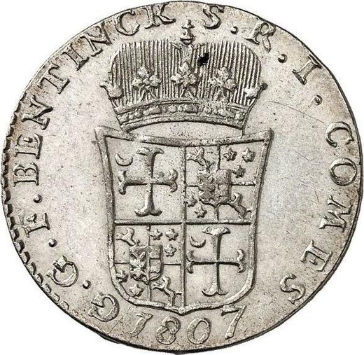 Awers monety - 9 grote 1807 - cena srebrnej monety - Kniphausen i Varel, Wilhelm Gustav Fryderyk