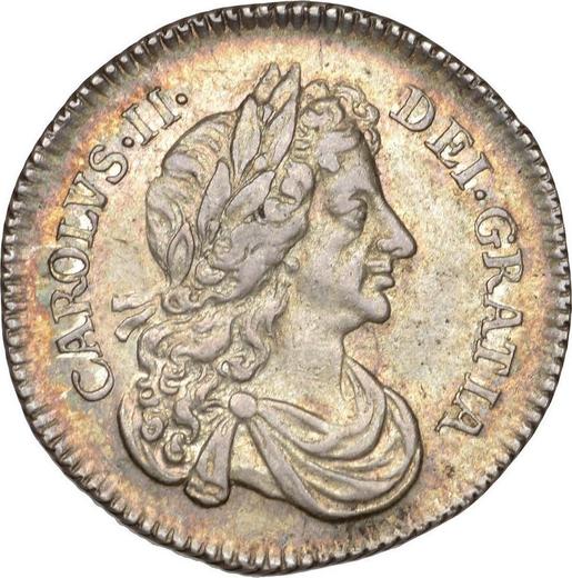 Obverse Sixpence 1676 - Silver Coin Value - United Kingdom, Charles II