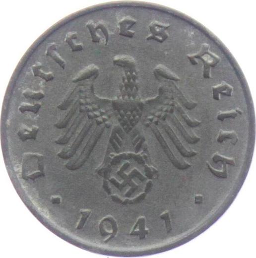 Reverse 10 Reichspfennig 1941 D "Type 1940-1945" -  Coin Value - Germany, Third Reich