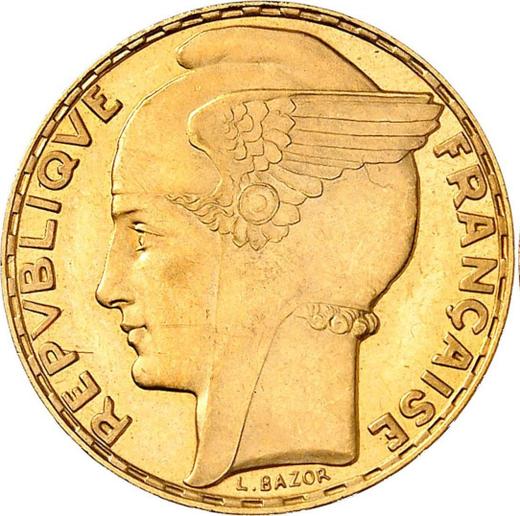 Obverse 100 Francs 1936 "Type 1929-1936" - Gold Coin Value - France, Third Republic