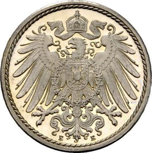 Reverse 5 Pfennig 1910 E "Type 1890-1915" - Coin Value - Germany, German Empire