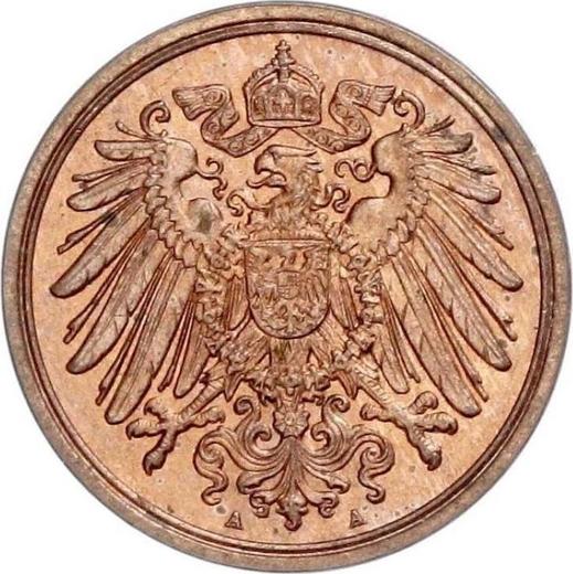 Reverse 1 Pfennig 1896 A "Type 1890-1916" - Coin Value - Germany, German Empire