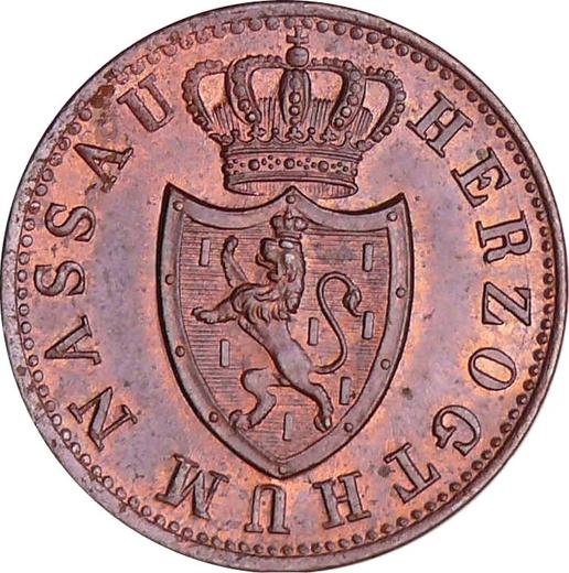 Obverse Kreuzer 1856 -  Coin Value - Nassau, Adolphe