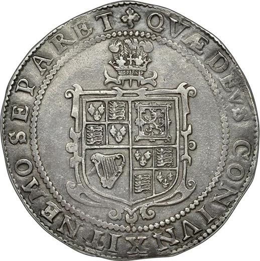 Reverse Crown no date (1619-1625) "Third coinage" Plume above the shield - Coin Value - United Kingdom, James I