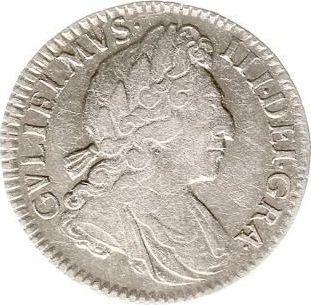 Obverse Fourpence (Groat) 1702 - Silver Coin Value - United Kingdom, William III
