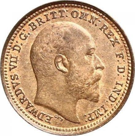 Awers monety - 1/3 farthinga 1902 - cena  monety - Wielka Brytania, Edward VII