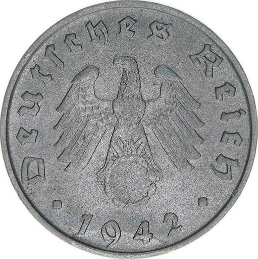 Reverse 10 Reichspfennig 1942 B "Type 1940-1945" -  Coin Value - Germany, Third Reich