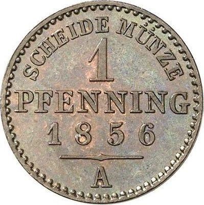 Reverse 1 Pfennig 1856 A - Coin Value - Prussia, Frederick William IV