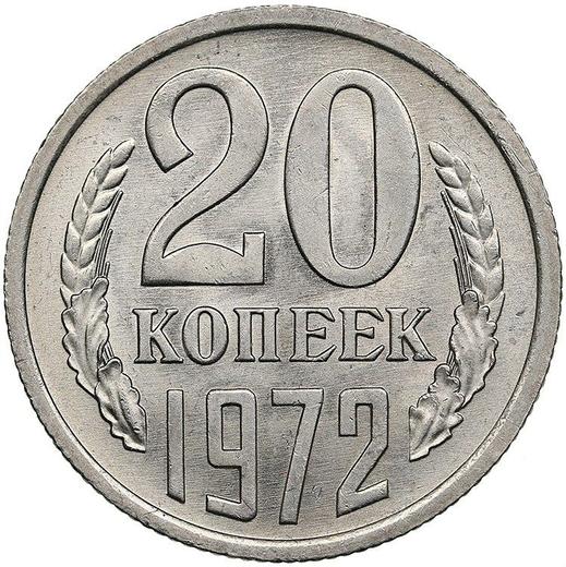 Reverso 20 kopeks 1972 - valor de la moneda  - Rusia, URSS y RSFS