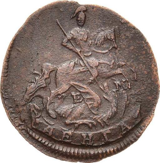 Anverso Denga (1/2 kopek) 1766 ЕМ - valor de la moneda  - Rusia, Catalina II