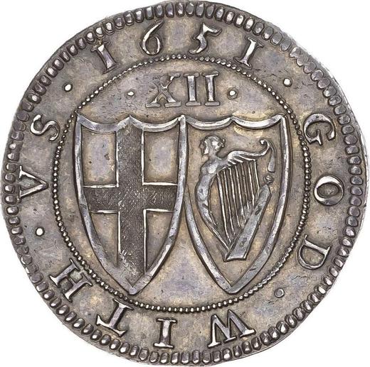 Reverse Shilling 1651 - Silver Coin Value - United Kingdom, Commonwealth