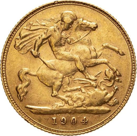 Reverse Half Sovereign 1904 P - Gold Coin Value - Australia, Edward VII