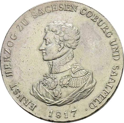 Аверс монеты - Талер 1817 года - цена серебряной монеты - Саксен-Кобург-Заальфельд, Эрнст I