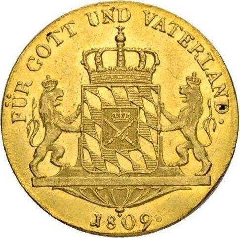 Reverse Ducat 1809 - Gold Coin Value - Bavaria, Maximilian I