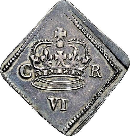 Obverse Sixpence 1646 - Silver Coin Value - United Kingdom, Charles I