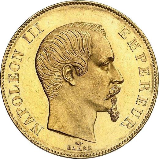 Obverse 50 Francs 1855 A "Type 1855-1860" - Gold Coin Value - France, Napoleon III