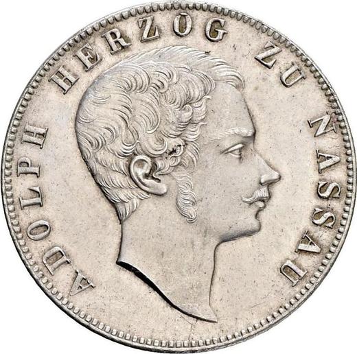 Obverse Gulden 1842 - Silver Coin Value - Nassau, Adolphe