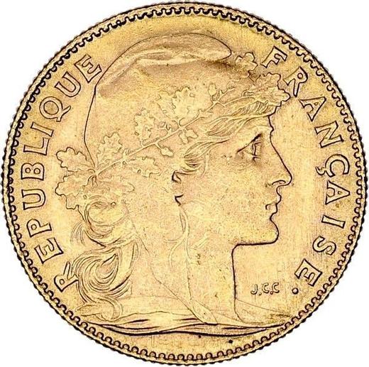 Obverse 10 Francs 1911 "Type 1899-1914" - Gold Coin Value - France, Third Republic