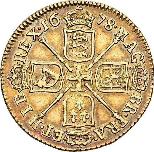 Reverse Guinea 1678 "Fourth laureate bust" Elephant - Gold Coin Value - United Kingdom, Charles II