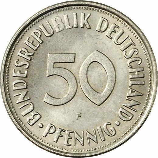 Obverse 50 Pfennig 1973 F - Coin Value - Germany, FRG