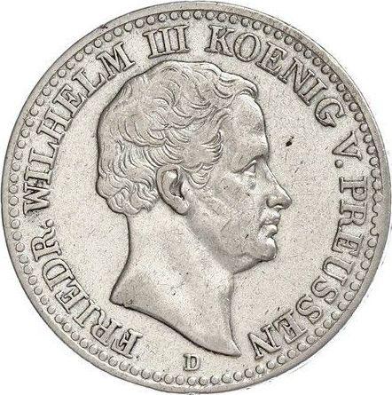 Obverse Thaler 1832 D - Silver Coin Value - Prussia, Frederick William III