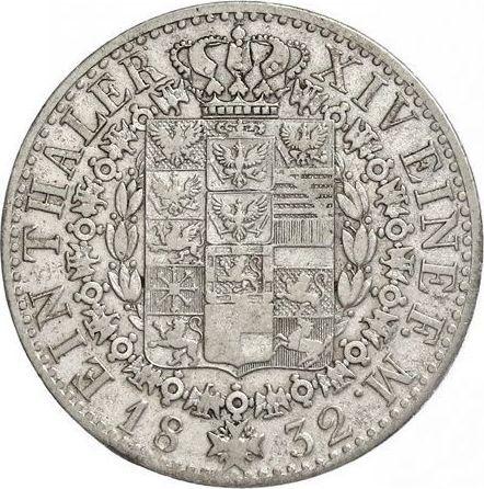 Reverse Thaler 1832 D - Silver Coin Value - Prussia, Frederick William III