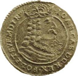 Obverse Ducat 1667 HDL "Torun" - Gold Coin Value - Poland, John II Casimir