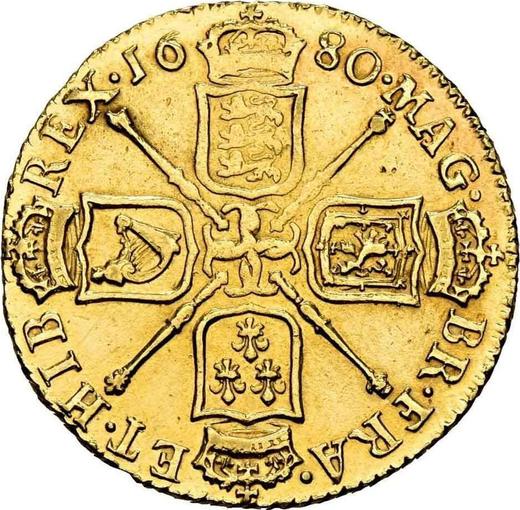 Reverse Guinea 1680 "Fourth laureate bust" - Gold Coin Value - United Kingdom, Charles II