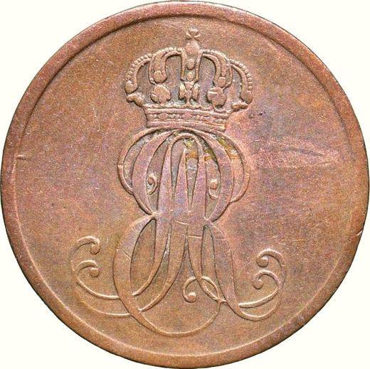 Obverse 2 Pfennig 1849 A -  Coin Value - Hanover, Ernest Augustus