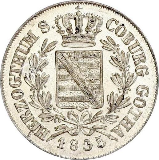 Аверс монеты - 6 крейцеров 1835 года - цена серебряной монеты - Саксен-Кобург-Гота, Эрнст I