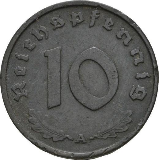 Obverse 10 Reichspfennig 1943 A "Type 1940-1945" -  Coin Value - Germany, Third Reich
