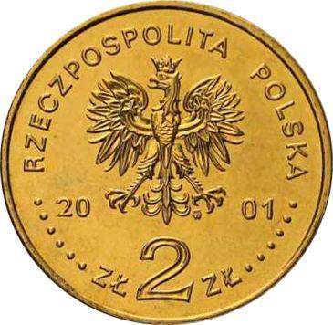 Obverse 2 Zlote 2001 MW RK "Salt-Mine in Wieliczk" -  Coin Value - Poland, III Republic after denomination