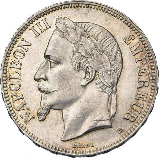 Obverse 5 Francs 1870 BB "Type 1861-1870" - Silver Coin Value - France, Napoleon III