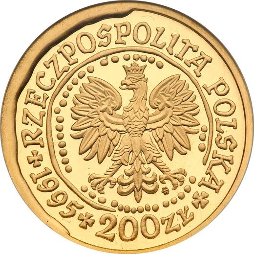 Obverse 200 Zlotych 1995 MW NR "White-tailed eagle" - Gold Coin Value - Poland, III Republic after denomination